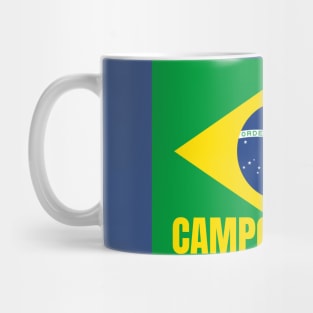 Campo Grande City in Brazilian Flag Mug